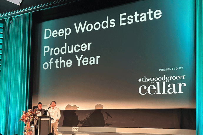 deep woods estate awarded wine of the year, producer of the year and winemaker of the year at the wagfg wine awards 2024